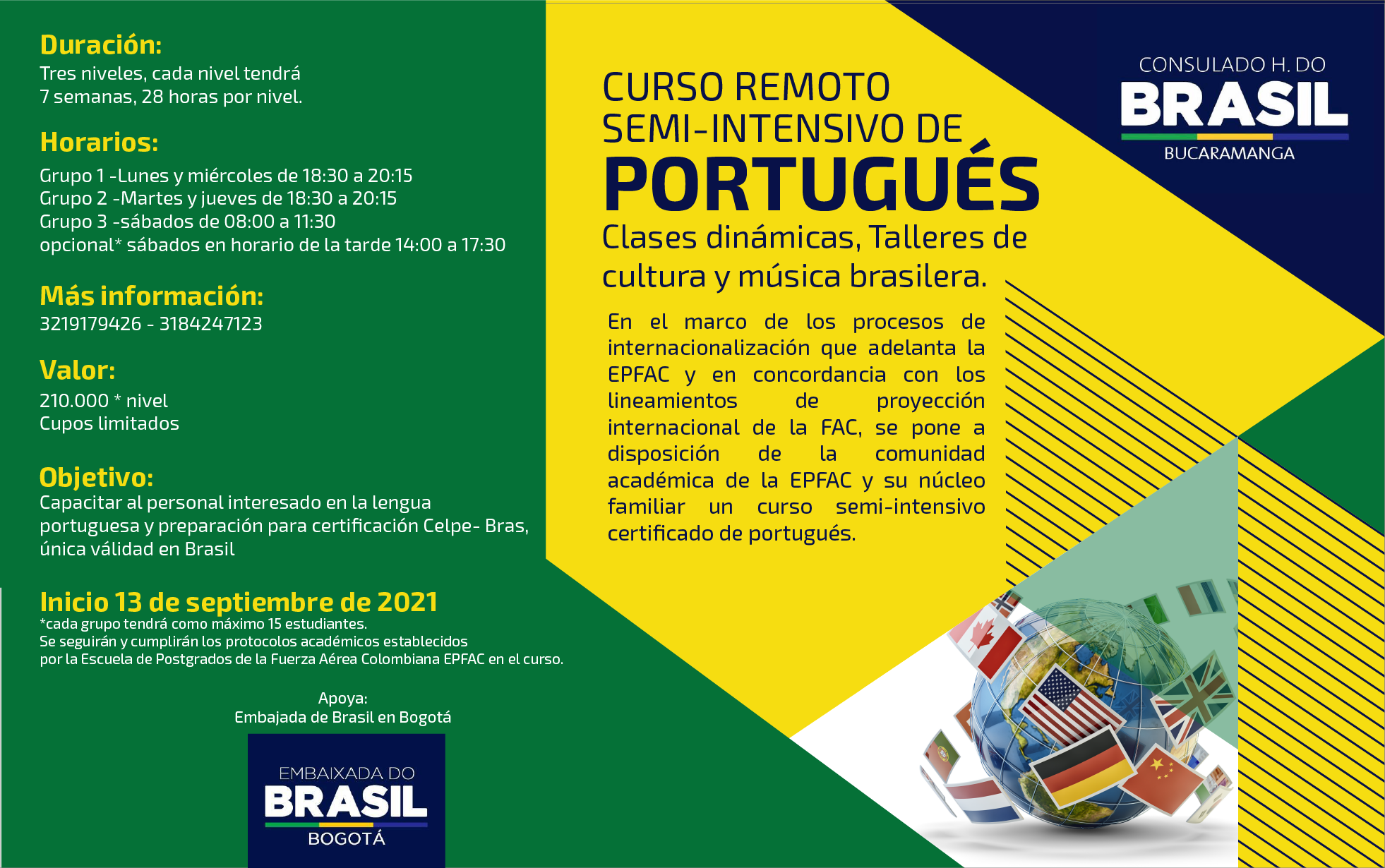 Aprenda Portugués Con El Apoyo De La Embajada De Brasil Escuela De